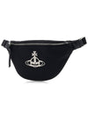 Hilda Logo Small Belt Bag Black - VIVIENNE WESTWOOD - BALAAN 3