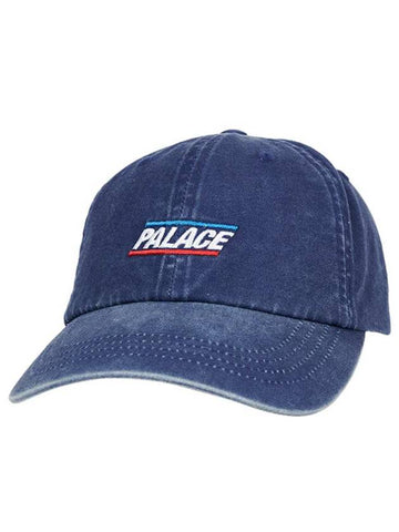 Pigment Beige Collier 6 Panel Cap Navy P24H084 - PALACE - BALAAN 1