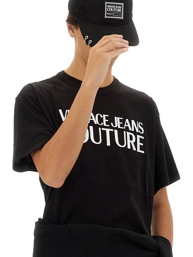 Versace Jeans Couture T-Shirt With Logo - VERSACE - BALAAN 4