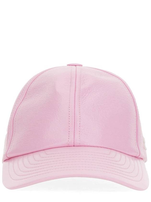 Re-edition Vinyl Baseball Ball Cap Pink - COURREGES - BALAAN 2