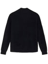 Keve Face Wool V-neck Cardigan Black - ACNE STUDIOS - BALAAN 4