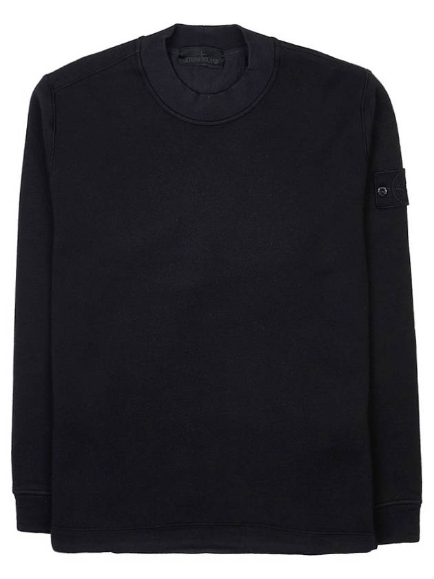 Ghost Piece Cotton Jersey Crew Neck Sweatshirt Black - STONE ISLAND - BALAAN 11