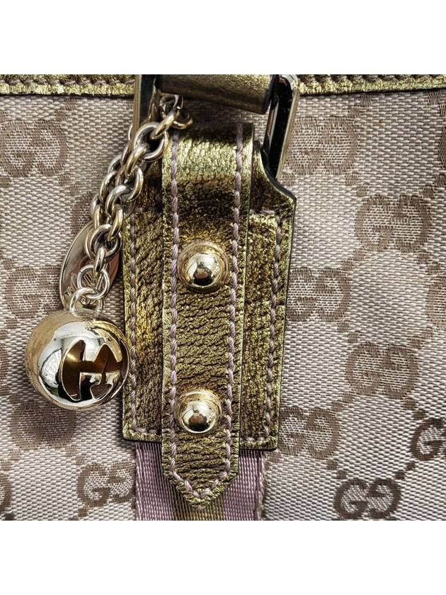 Gucci Sherry Line Charm Decoration Jacquard Shopper Shoulder Bag 139260 - GUCCI - BALAAN 4