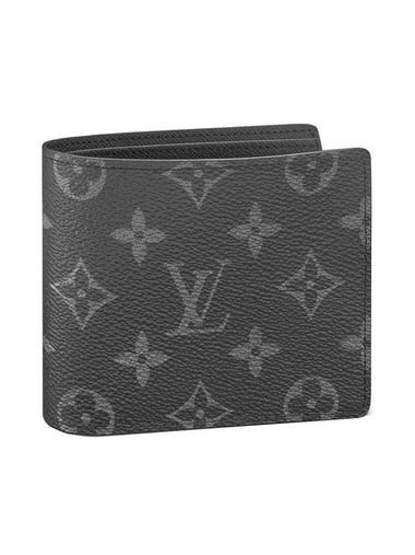 Multiple Monogram Eclipse Half Wallet Black - LOUIS VUITTON - BALAAN 1