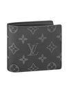 Multiple Monogram Eclipse Half Wallet Black - LOUIS VUITTON - BALAAN 1