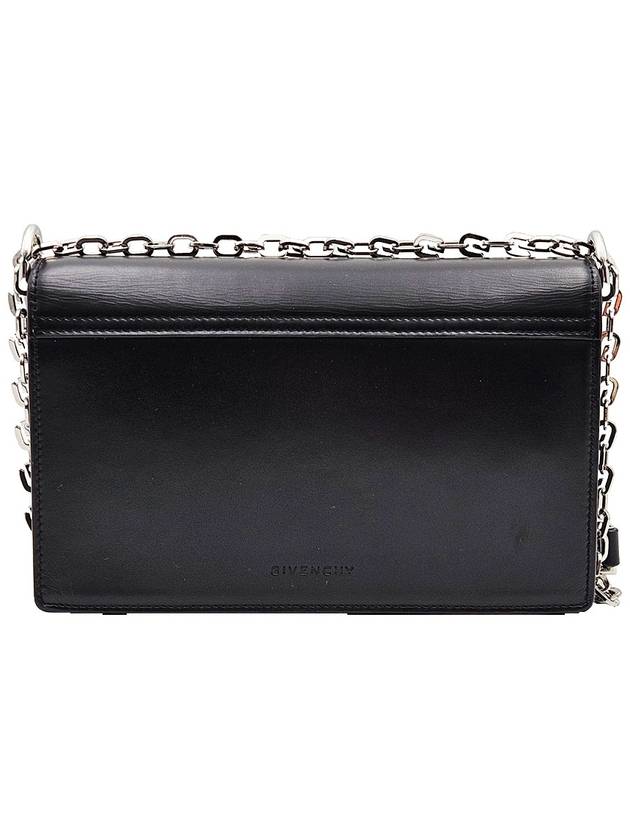 Givenchy BB50HEB15S001 Black 4G Chain Box Leather Small Shoulder Bag - GIVENCHY - BALAAN 4