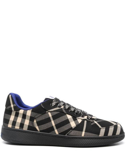 Check Terrace Low Top Sneakers Black - BURBERRY - BALAAN 2