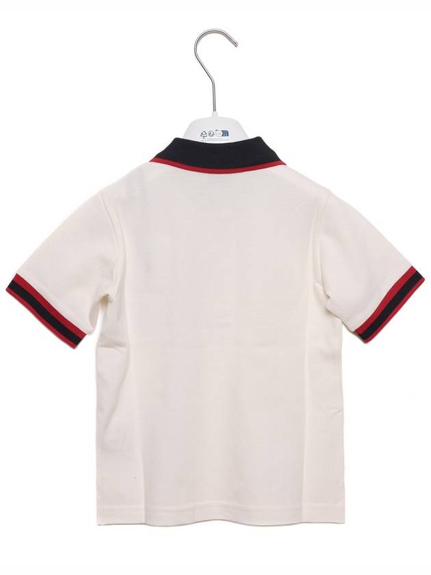 Color Block Polo Short Sleeve T Shirt 8A00003 8496W 034 24S - MONCLER - BALAAN 6