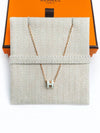 Mini Pop H Pendant Necklace Rose Gold - HERMES - BALAAN 2