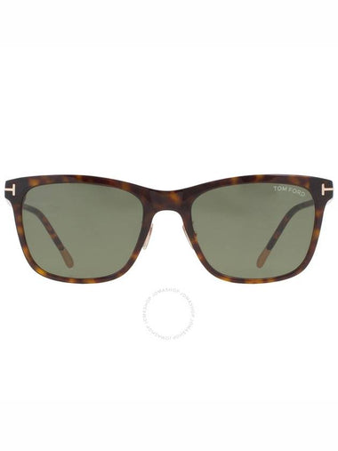 Tom Ford Green Rectangular Men's Sunglasses FT0955-D 52N 57 - TOM FORD - BALAAN 1