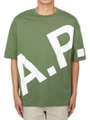 Short Sleeve T-Shirt 24PM26341COFBT KAE GRAY GREEN - A.P.C. - BALAAN 2