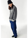 Unisex CHMXMTM Snowy Sweatshirt Mix Charcoal - CHANCE'S NOI - BALAAN 3