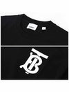 TB Monogram Motif Long Sleeve T-Shirt Black - BURBERRY - BALAAN 3