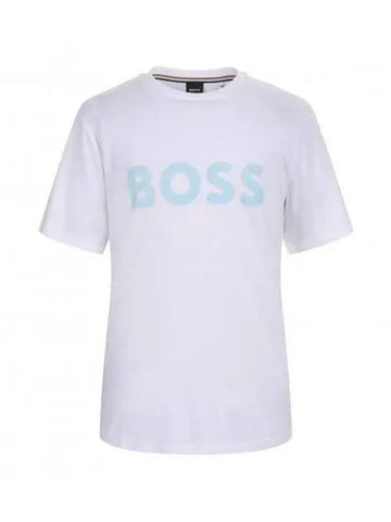 Logo graphic regular fit t shirt 50467075 100 - BOSS - BALAAN 1