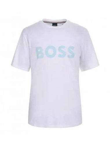 Logo graphic regular fit t shirt 50467075 100 - BOSS - BALAAN 1