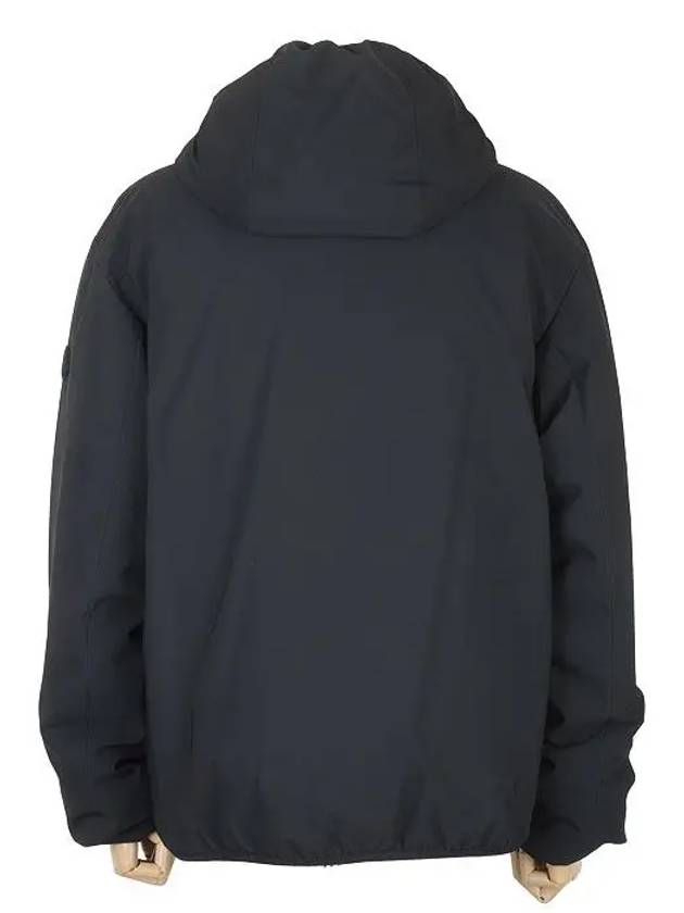 Men's Polset Short Down Hooded Padding Black - MONCLER - BALAAN 5