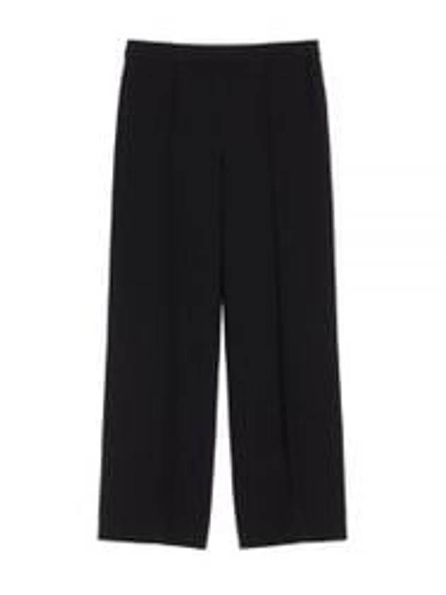 Orianna Pleated Straight Pants Black - MAX MARA - BALAAN 2