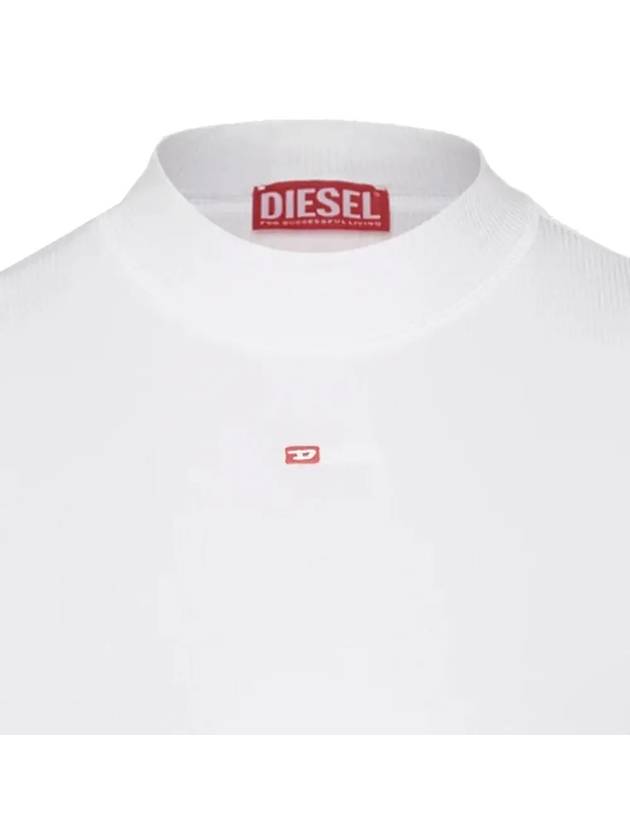 Embroidered Logo Sleeveless White - DIESEL - BALAAN 4