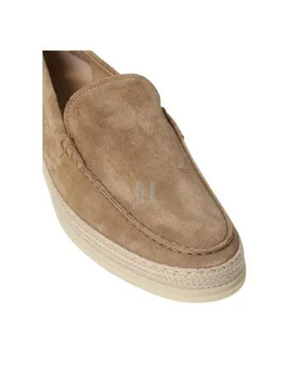 Men's Suede Slip-ons Loafers Beige - TOD'S - BALAAN 2