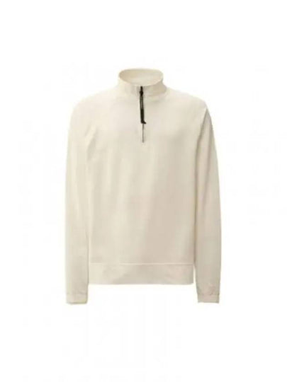 Light Fleece Sweatshirt White - CP COMPANY - BALAAN 2