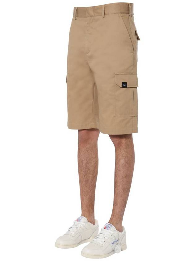 Cargo Bermuda Shorts Beige - MSGM - BALAAN 4