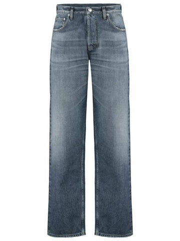 Washed Japanese Denim Jeans Blue - BURBERRY - BALAAN 1