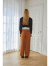 button corduroy pants caramel - FOR THE WEATHER - BALAAN 6