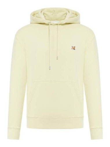 Fox Head Patch Regular Hoodie Chalk Yellow - MAISON KITSUNE - BALAAN 1