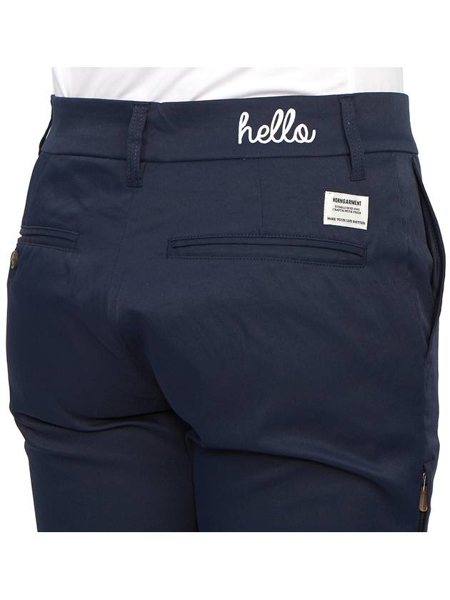 Men's Hello Straight Pants Navy - HORN GARMENT - BALAAN 11