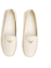 Women s Driving Loafers Ivory 1DD081 F005 - PRADA - BALAAN 3