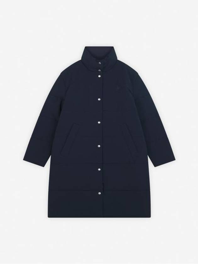 High Collar Long Quilted Padding Navy - MAISON KITSUNE - BALAAN 2