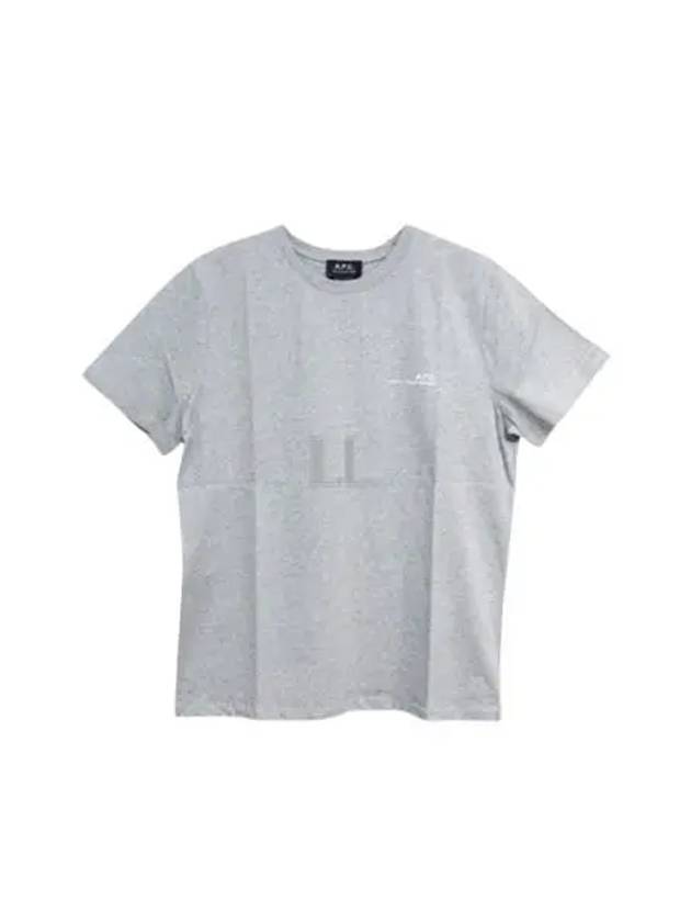 Men's Item Logo Short Sleeve T-Shirt Grey - A.P.C. - BALAAN 2