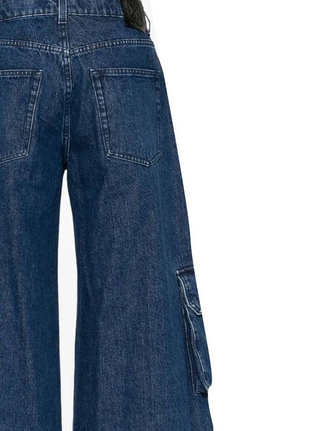 cargo wide jeans deep blue - OFF WHITE - BALAAN 4