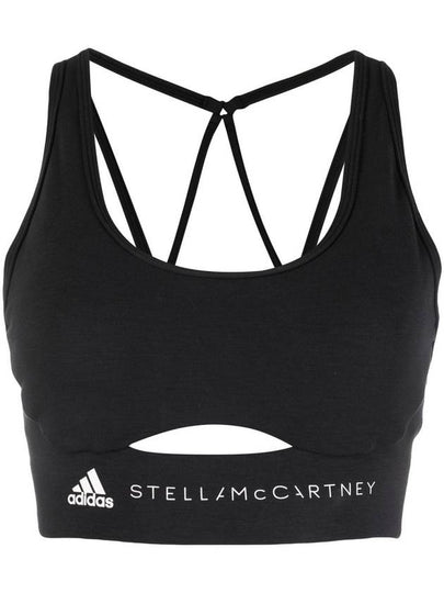 by Stella McCartney Top HR2192 BLACK WHITE - ADIDAS - BALAAN 2