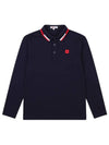 Golfwear Yokoeri Long Sleeve Shirt Navy - ONOFF - BALAAN 1