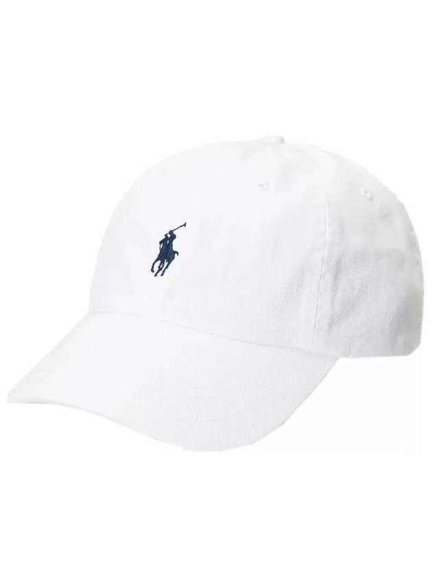 Embroidered Pony Ball Cap White - POLO RALPH LAUREN - BALAAN 2