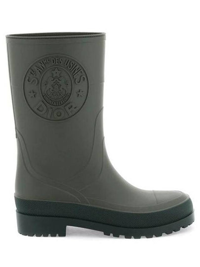 Diorunion Logo Rain Boots Grey - DIOR - BALAAN 2