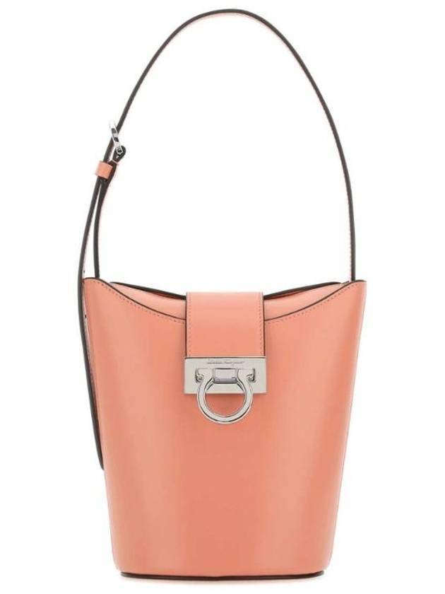 Small Trifolio Shoulder Bag Coral - SALVATORE FERRAGAMO - BALAAN 1