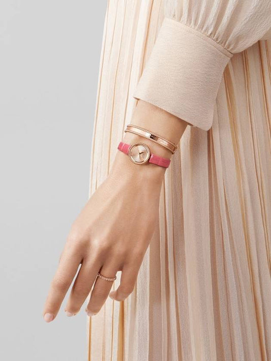 Van Cleef Perley Gold Beads Ring Medium Model 18K Pink GoldVCARN9PB00 - VANCLEEFARPELS - BALAAN 2