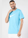 Men's Sportswear Swoosh Short Sleeve T-Shirt Blue - NIKE - BALAAN 2