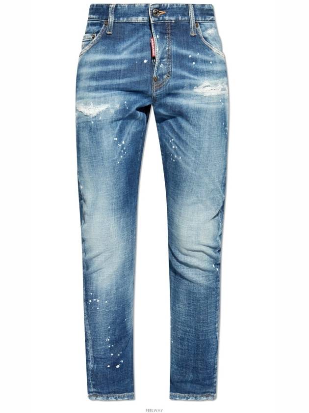 Mid-Rise Skinny Jeans Blue - DSQUARED2 - BALAAN 2