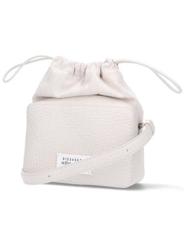 Logo Patch Leather Bucket Cross Bag Neutral - MAISON MARGIELA - BALAAN 3