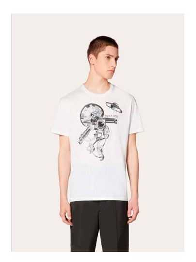 Men's printed short sleeve tshirt VMG05D6150BO - VALENTINO - BALAAN 2