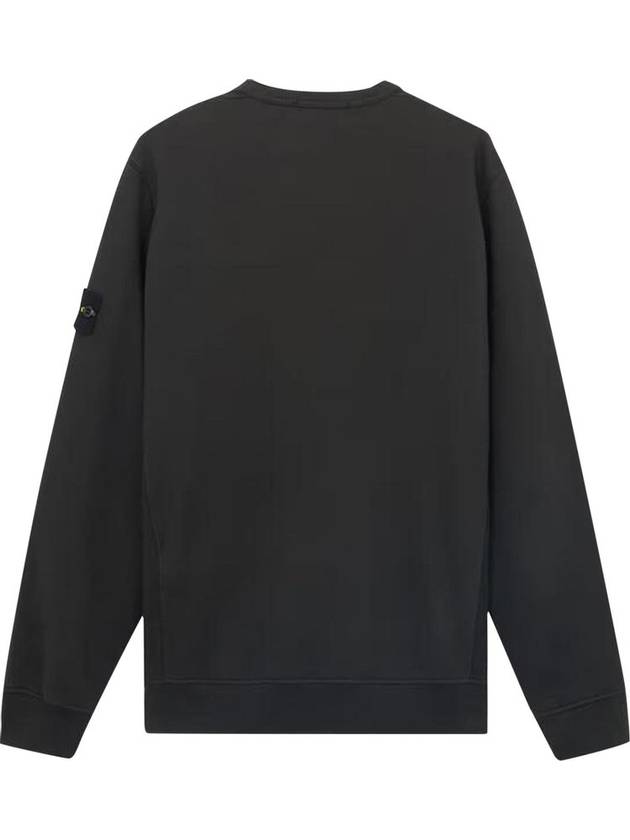 Wappen Patch Crew Neck Cotton Sweatshirt Lead Grey - STONE ISLAND - BALAAN 3