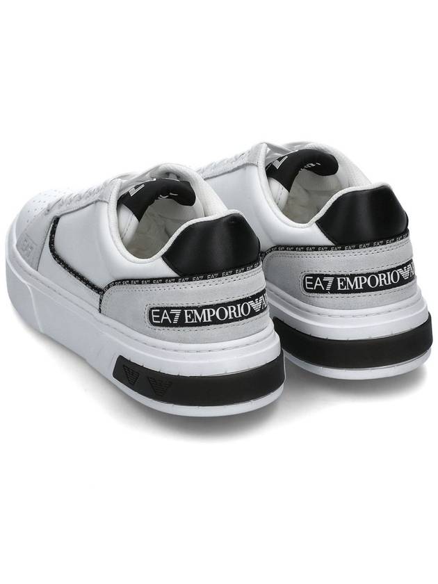 Court EA7 Signature Low Top Sneakers White - EMPORIO ARMANI - BALAAN 5