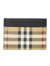 Vintage Check Card Wallet Beige - BURBERRY - BALAAN 2