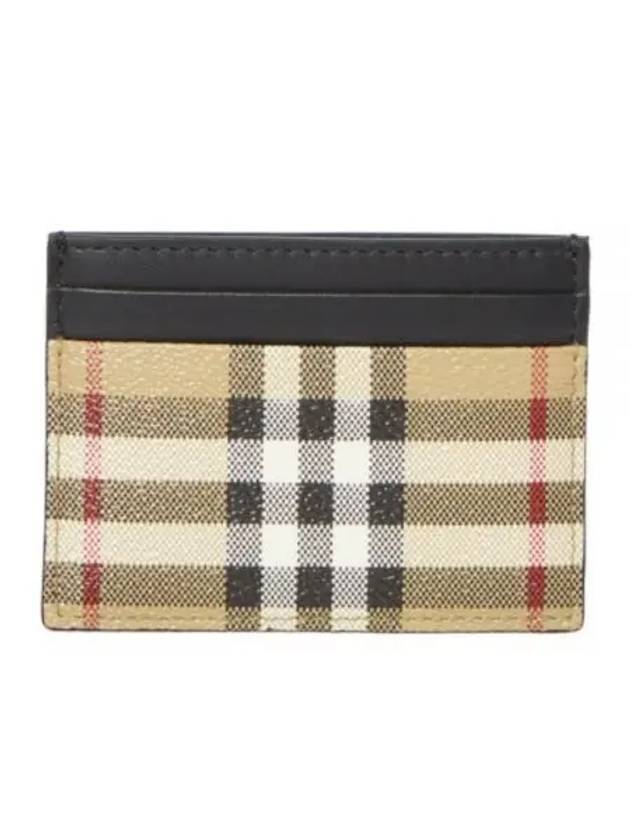 Vintage Check Card Wallet Beige - BURBERRY - BALAAN 2