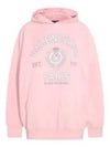 College Logo Hoodie Pink - BALENCIAGA - BALAAN 2