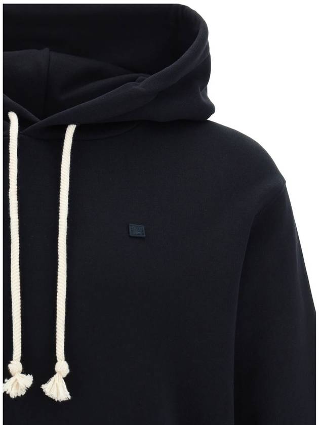 Small Logo Patch Hoodie Black - ACNE STUDIOS - BALAAN 4