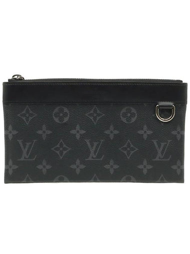 Monogram Eclipse Canvas Discovery Pochette PM Mini Clutch - LOUIS VUITTON - BALAAN 1